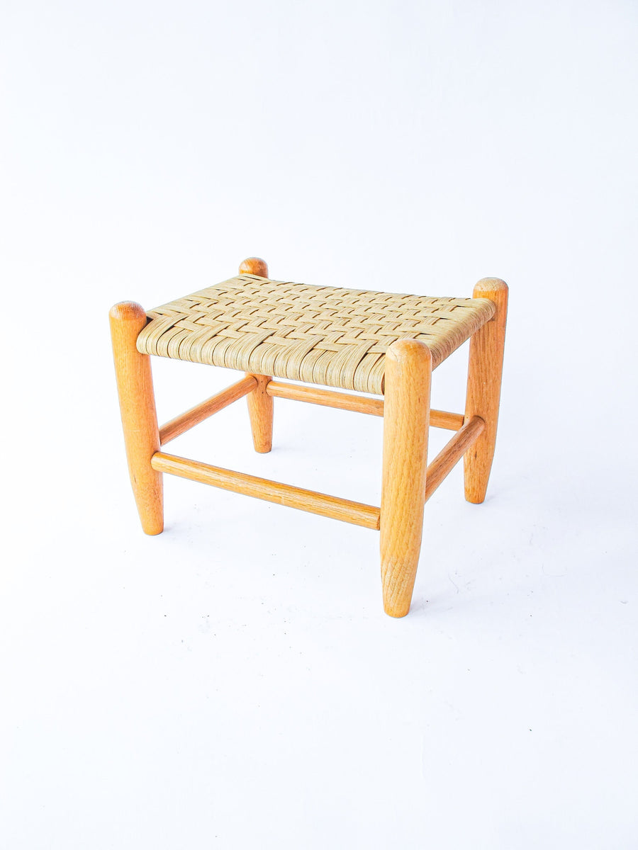 Flint Wood Stool  Bench Ottoman