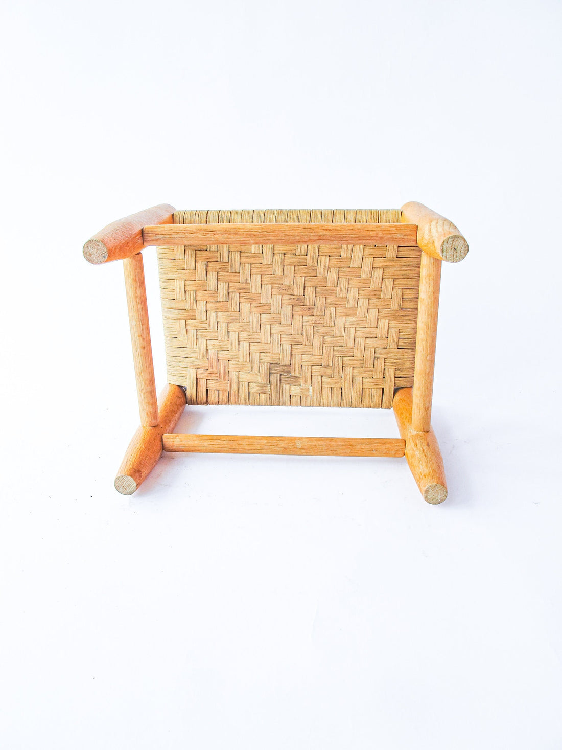 Flint Wood Stool  Bench Ottoman