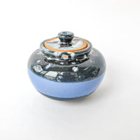 Hand Spun Ceramic Canister Jar with Lid