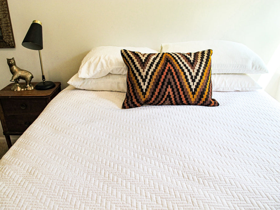 Chevron Kilim Lumbar Pillow