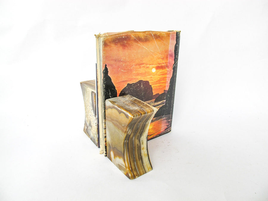 Natural Stone Book Ends