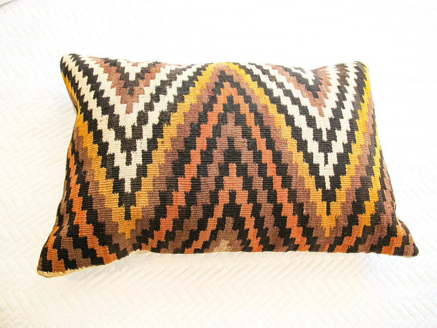 Chevron Kilim Lumbar Pillow