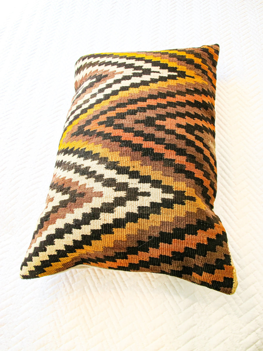 Chevron Kilim Lumbar Pillow