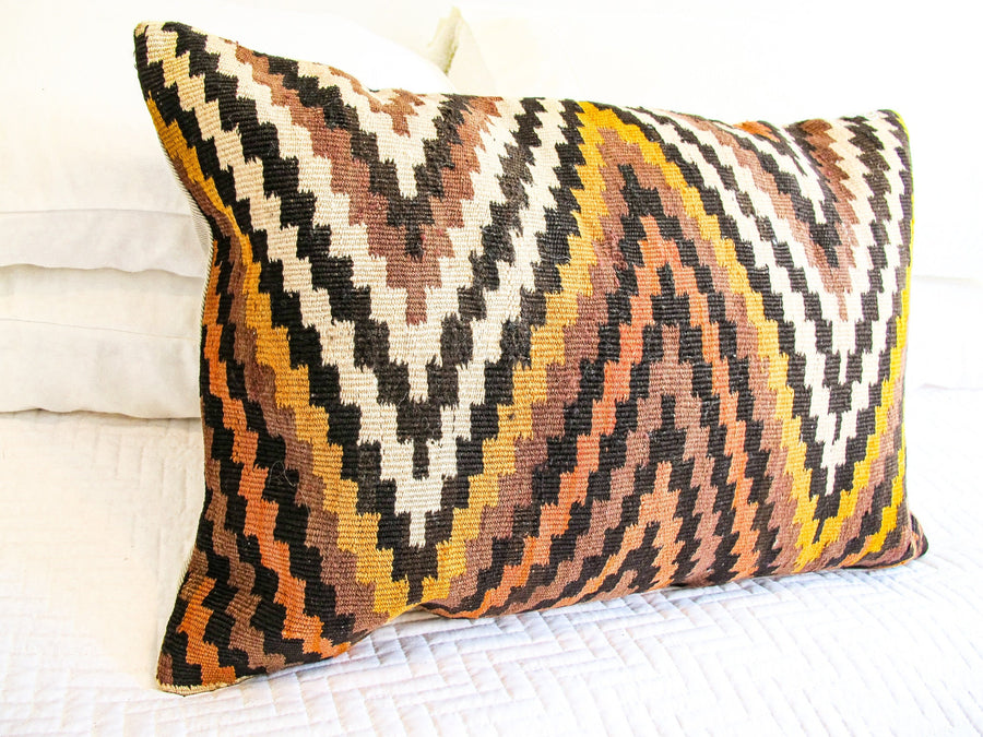 Chevron Kilim Lumbar Pillow