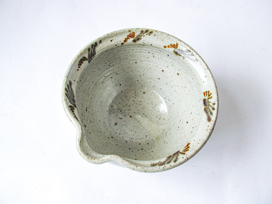 Ceramic Mixing Bowl with Spout and Handle