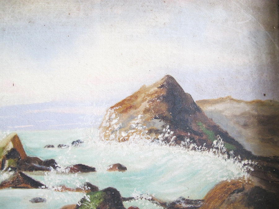 Ocean Landscape Painting Framed Wall Art