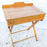 Folding Wood Kids Childrens Desk with Chair