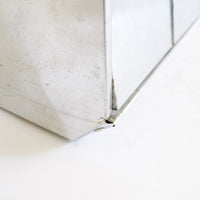 Chrome Midcentury Counter Top Kitchen Canister Cabinet