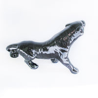 Ceramic Panther Sculpture