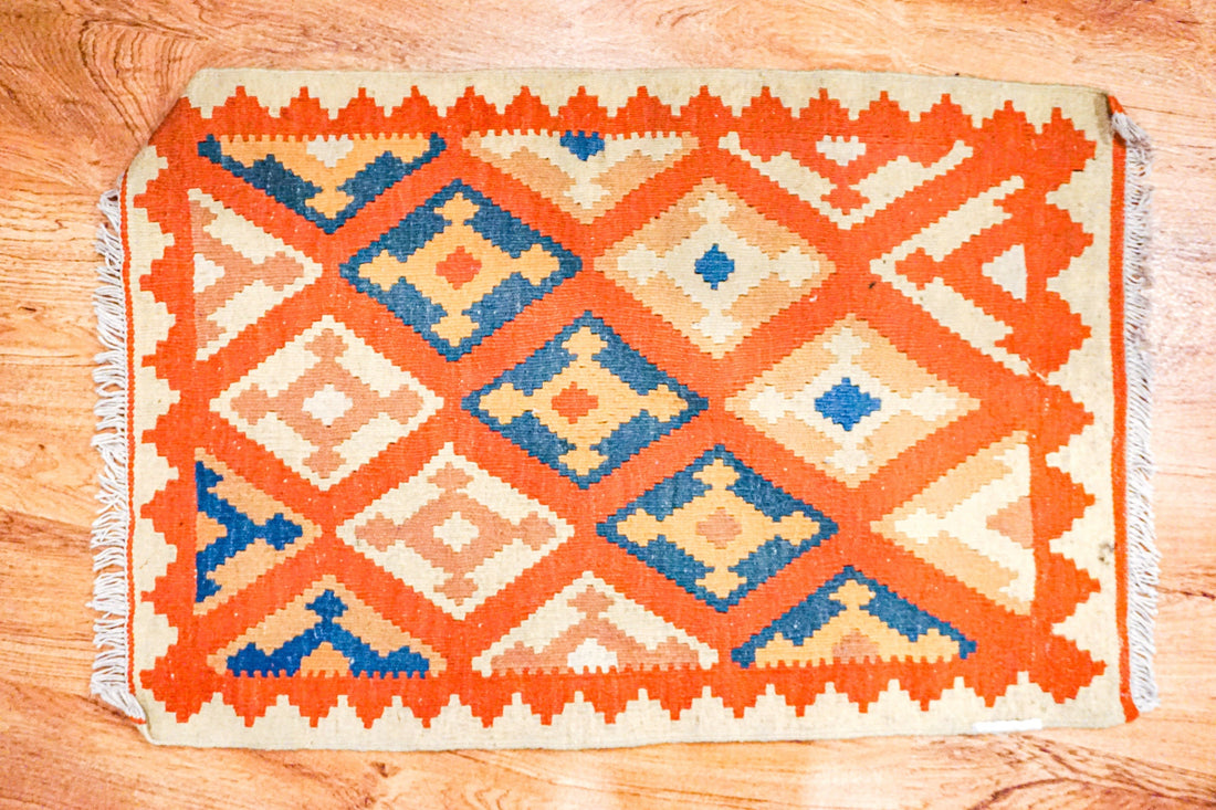 Kilim Wool Floor Mat Rug