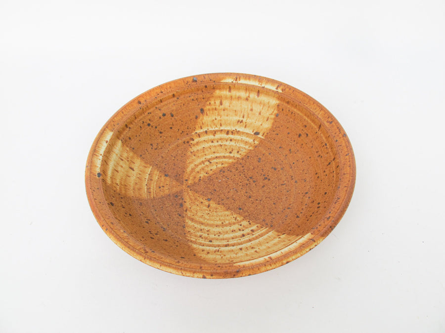 Dave Shaner Hand Spun Ceramic Pottery Serving Bowl Dish