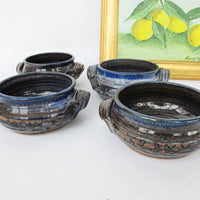 Ceramic Pottery Bowls Set of Four