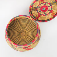 Woven Storage Basket with Lid