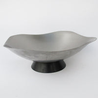 West Bend Stainless Steel Midcentury Saucer Serving Bowl  -  Made in the USA