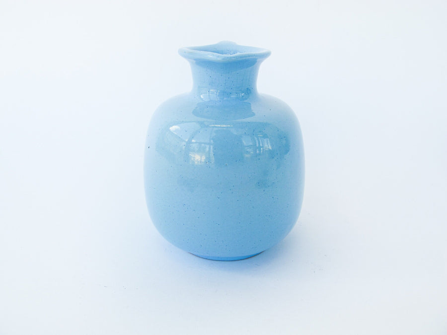 Francoma Sky Blue Ceramic Pitcher from Germany