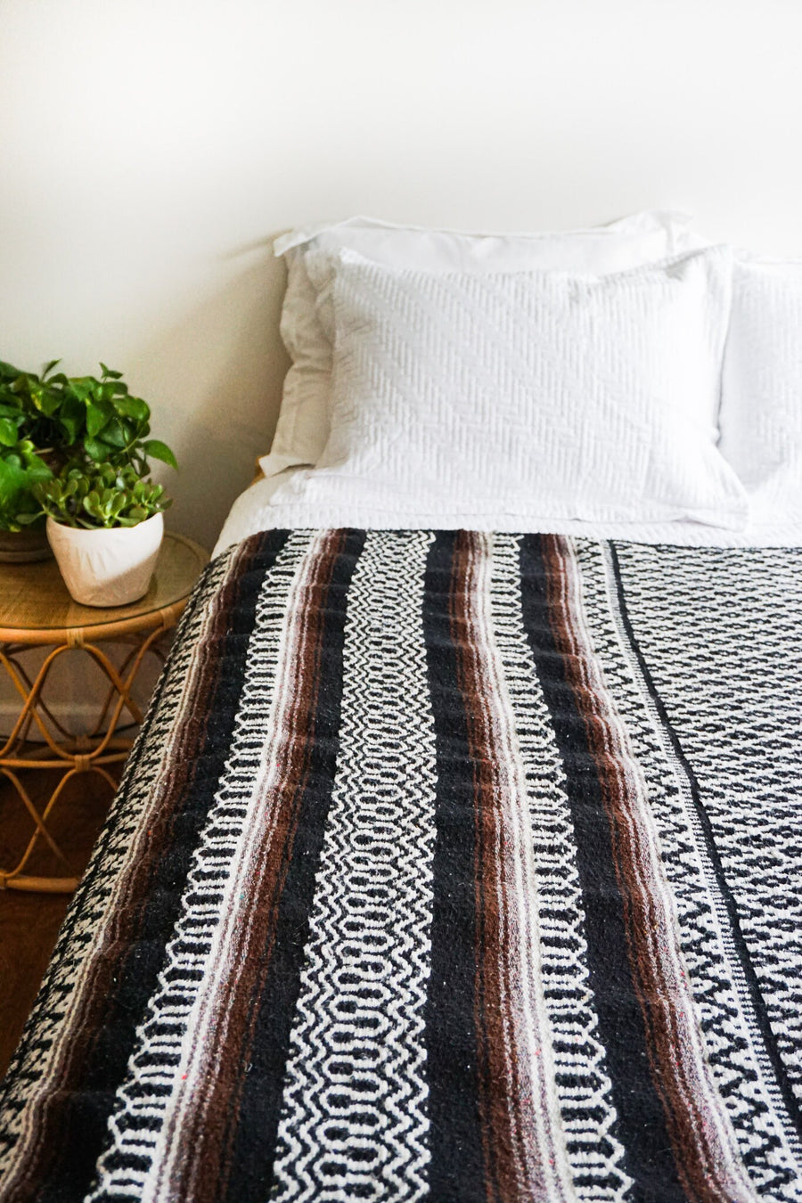 New Mexico Style Woven Serape Blanket Throw