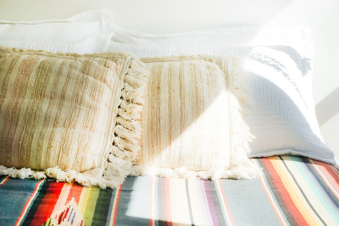 Indian Cotton Fringe Pillows (sold Separately)