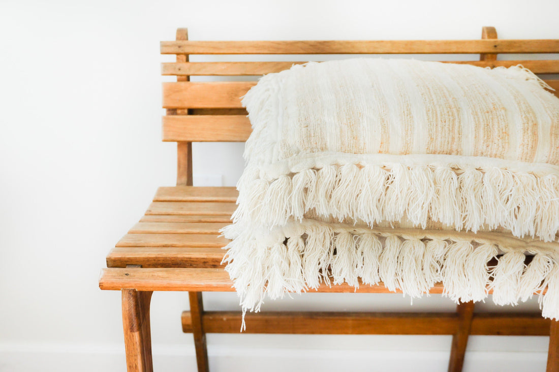 Indian Cotton Fringe Pillows (sold Separately)