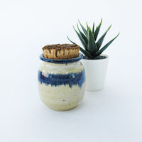 Ceramic Spice Jar with Cork Lid