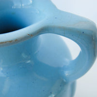 Francoma Sky Blue Ceramic Pitcher from Germany