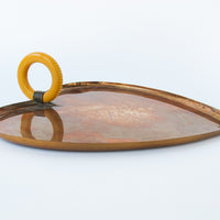 Chase Copper Tray with Bakelite Handle  - Made in the USA
