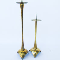 Brass Candle Sticks Made in Japan