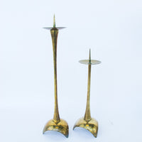 Brass Candle Sticks Made in Japan