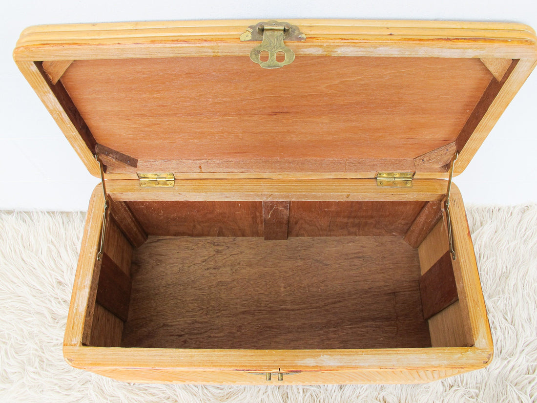 Bamboo Chest with Brass Hardware