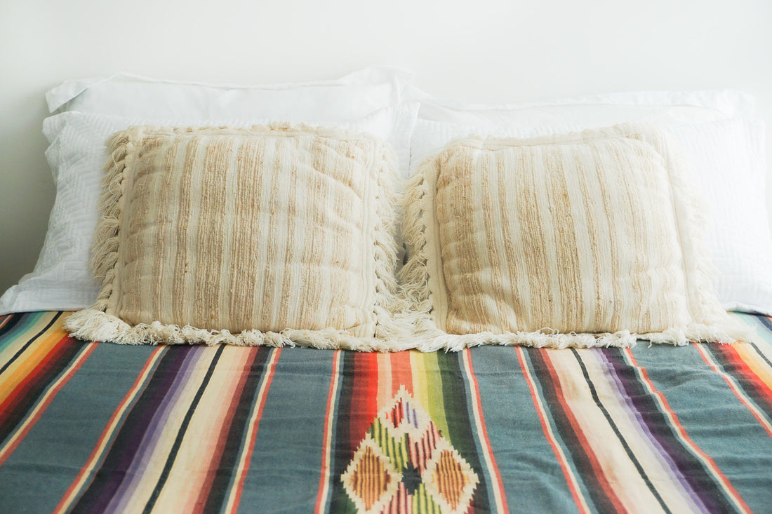 Indian Cotton Fringe Pillows (sold Separately)