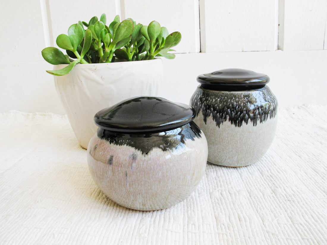 Harley Munger Ceramic Canister Jars with Lids Made in California (Sold Individually)