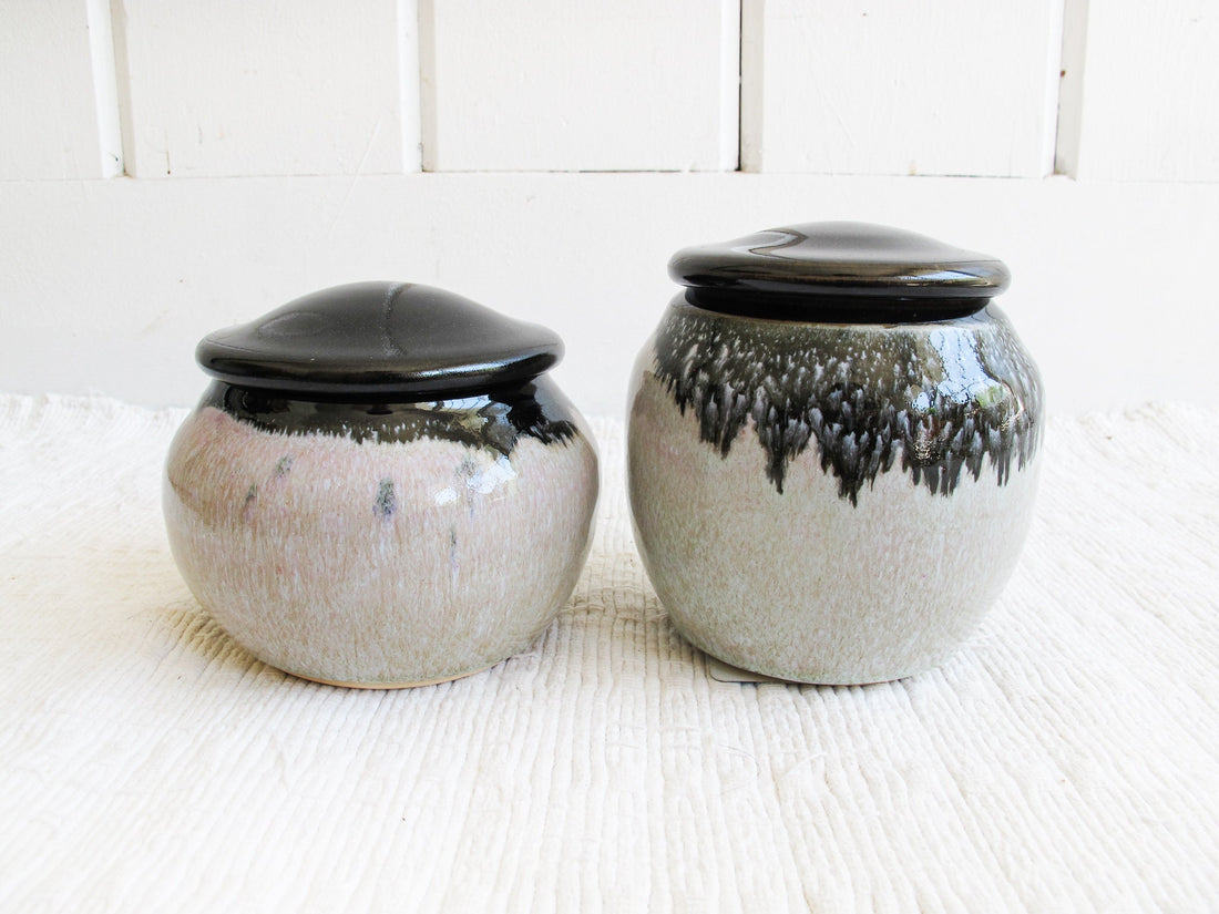 Harley Munger Ceramic Canister Jars with Lids Made in California (Sold Individually)