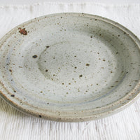 Hand Spun Speckled Ceramic Serving Tray Platter