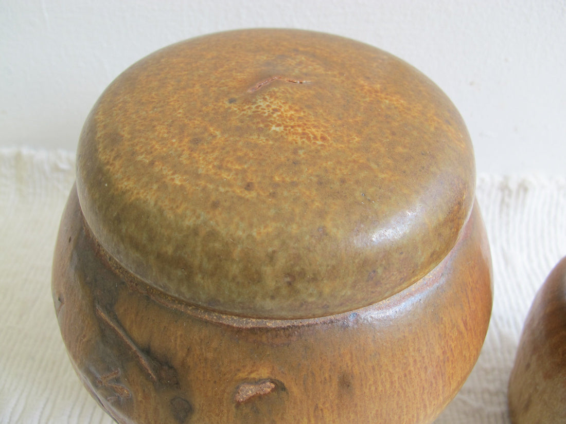 ceramic Spice Jar Canister with Lid (2 Available and Sold Individually)