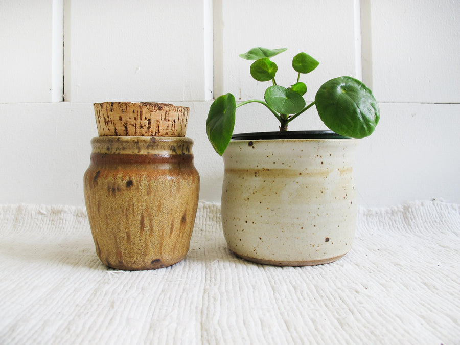 ceramic Spice Jar Canister with Lid (2 Available and Sold Individually)