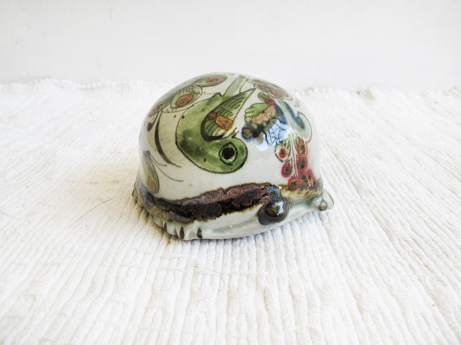 Ceramic Tonala Turtle From Mexico