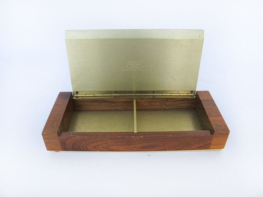 Brass and Wood Box