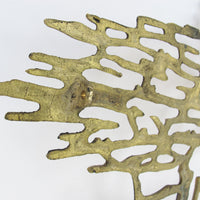 Brass Bonsai Tree Wall Art (2 Available and Sold Separately)