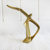 Brass Bird Sculpture Statue
