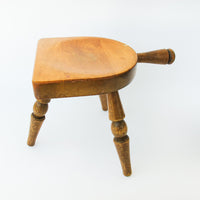 Wood Milk Stool Plant Stand Made in Japan