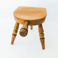 Wood Milk Stool Plant Stand Made in Japan