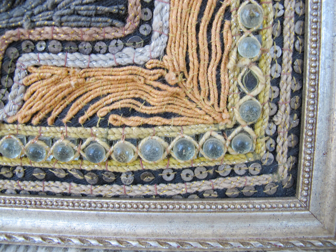 Thai Embroidery Framed Wall Art