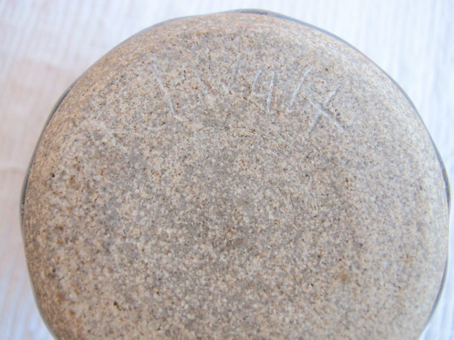 Tribal Patterned Hand Spun Pottery Pot Dish