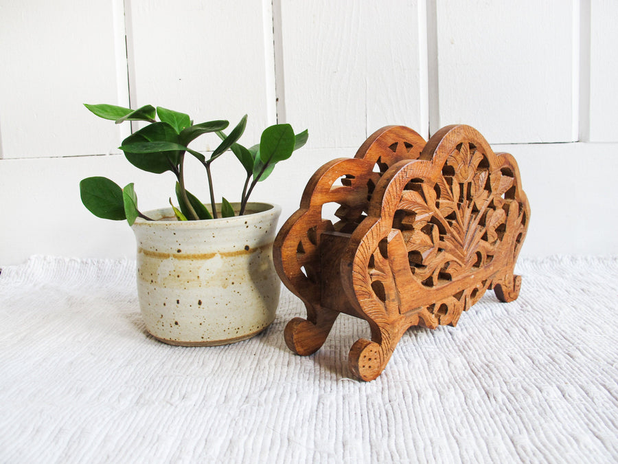 Wood Office Organizer / Napkin Holder - Made in India