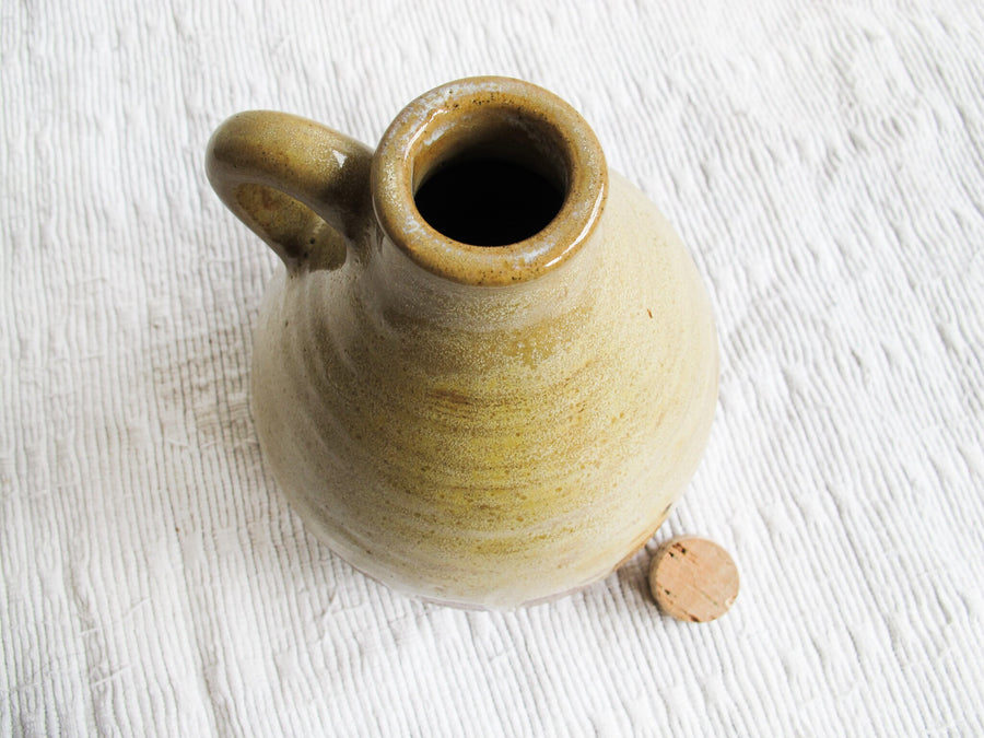 Pottery Ceramic Pitcher / Jug with Cork