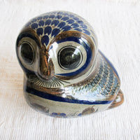 Tonala  Hand Painted Ceramic Owl From Mexico