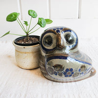 Tonala  Hand Painted Ceramic Owl From Mexico