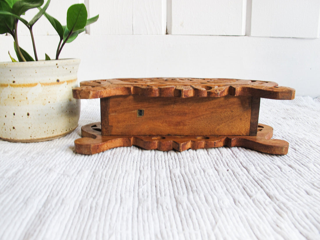 Wood Office Organizer / Napkin Holder - Made in India