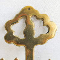 Brass Key Wall Rack