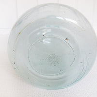 Hand Blown Blue Glass Demijohn Jug Jar