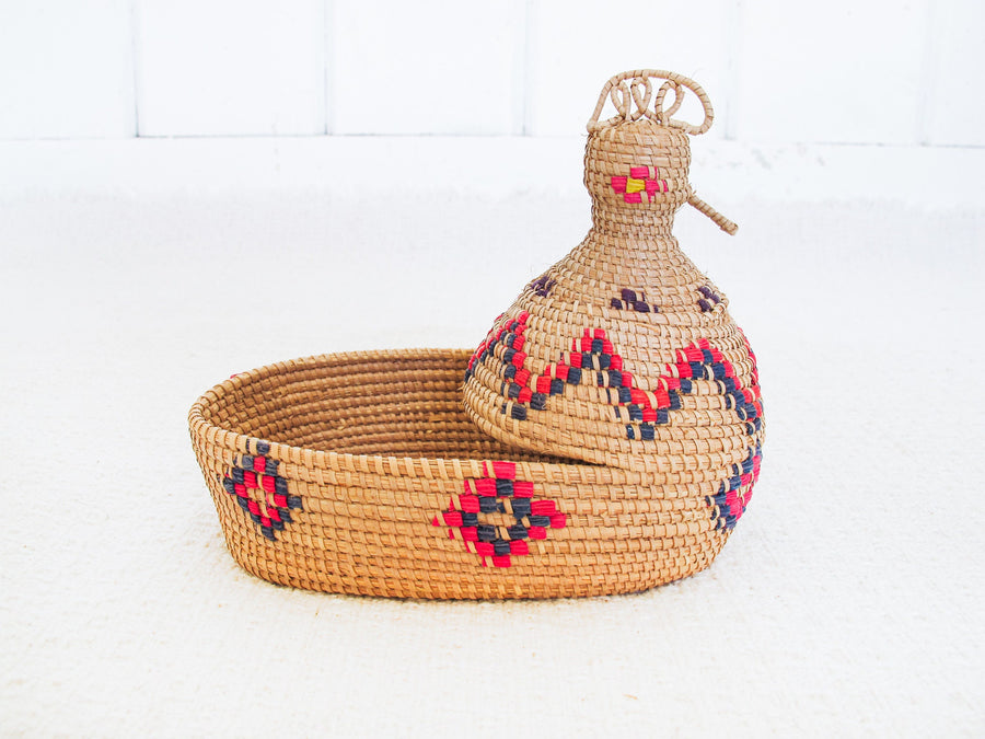 Woven Chicken Bird Basket